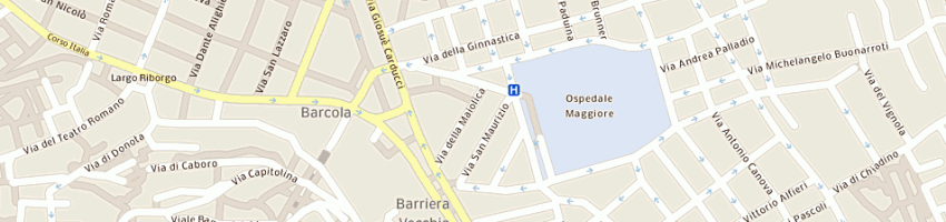 Mappa della impresa studio tecnico geom corrado ferluga a TRIESTE