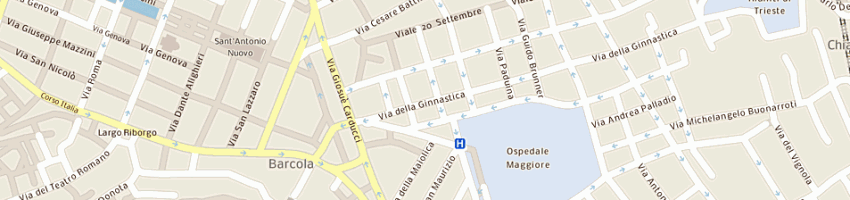 Mappa della impresa unicredit banca spa a TRIESTE