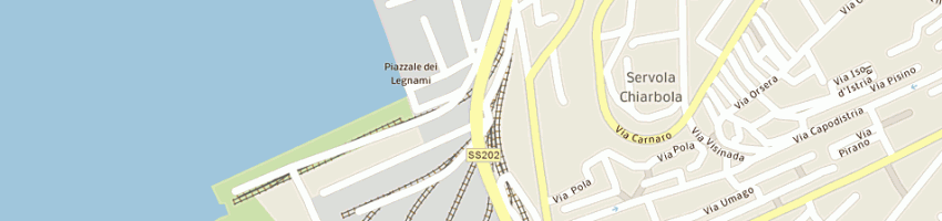 Mappa della impresa agenzia delle dogane a TRIESTE
