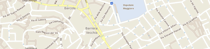 Mappa della impresa elena piretti e fabio bazzarini - societa' di fatto a TRIESTE