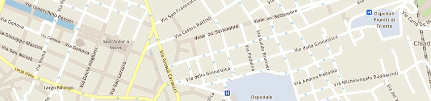 Mappa della impresa pecorari lucia a TRIESTE
