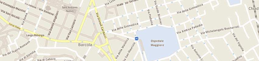 Mappa della impresa spazzali diego a TRIESTE
