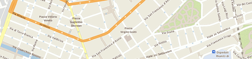 Mappa della impresa hammerle editori a TRIESTE