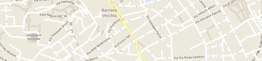 Mappa della impresa magazzini trieste (srl) a TRIESTE