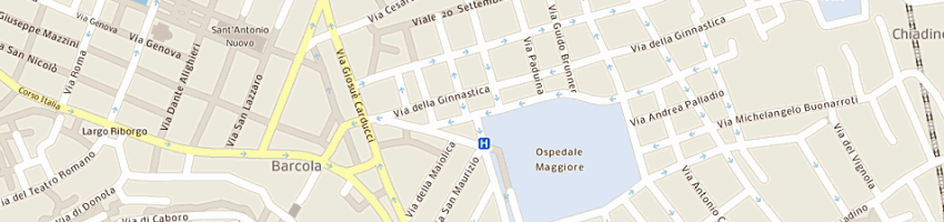 Mappa della impresa la cambusa di postogna fabio e contento michele snc a TRIESTE