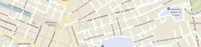 Mappa della impresa mase' tullio srl a TRIESTE