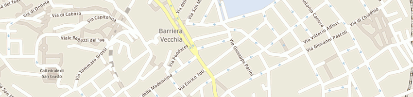 Mappa della impresa pizzeria la napa a TRIESTE