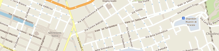 Mappa della impresa bar buffet voltolina di galiussi valentina a TRIESTE