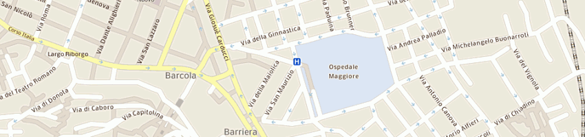 Mappa della impresa bar genzo stelio a TRIESTE