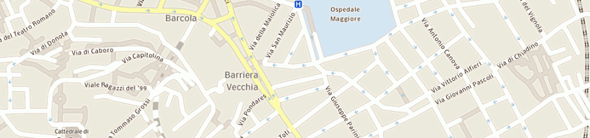Mappa della impresa carbonara teresa a TRIESTE