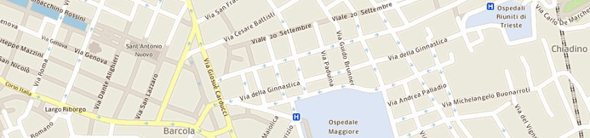 Mappa della impresa liquorcenter soc a r l a TRIESTE