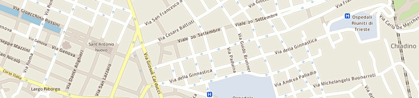 Mappa della impresa sisters cafe' a TRIESTE