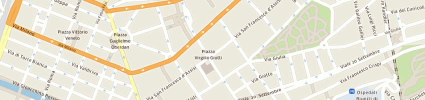 Mappa della impresa giorgi fratelli a TRIESTE