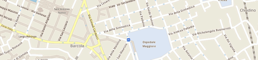 Mappa della impresa real-time sas a TRIESTE