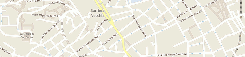 Mappa della impresa elleci immobiliare a TRIESTE