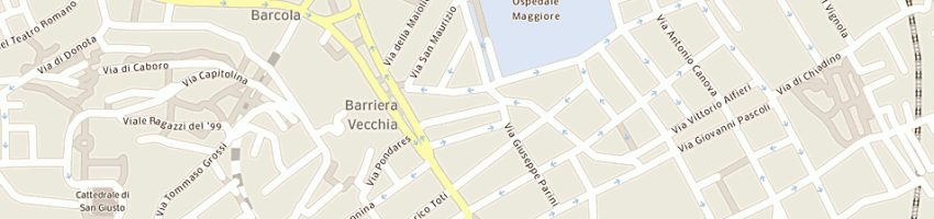 Mappa della impresa il laboratorio di massimo calabrese a TRIESTE