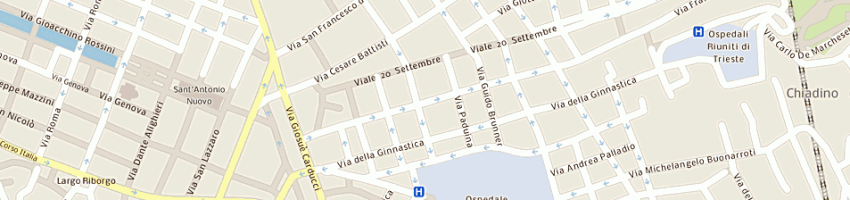 Mappa della impresa istituto italiano di grafologia a TRIESTE