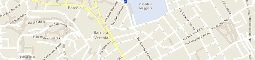 Mappa della impresa padoan mauro a TRIESTE