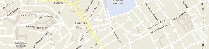 Mappa della impresa babic boris e c snc a TRIESTE