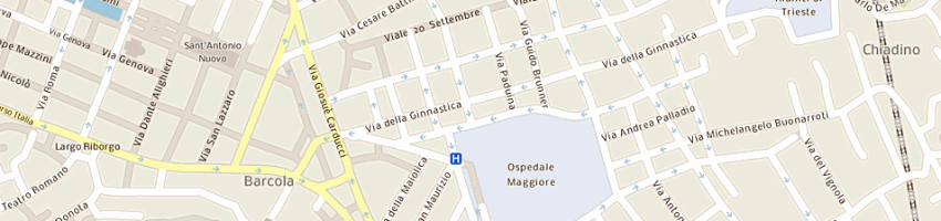 Mappa della impresa savino lucia adriana a TRIESTE