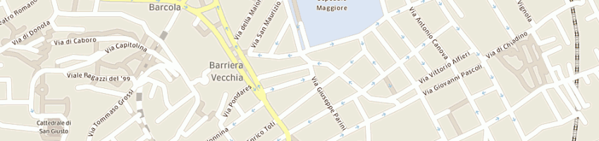 Mappa della impresa impresa edile di cedolin ennio alvise a TRIESTE