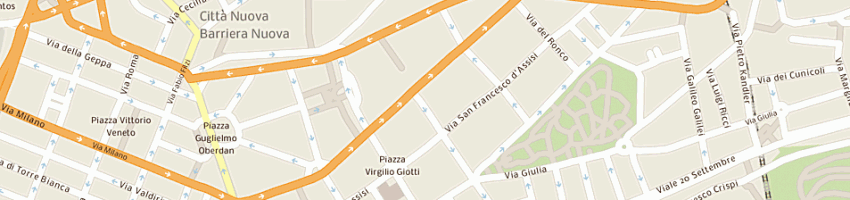 Mappa della impresa videoland games a TRIESTE