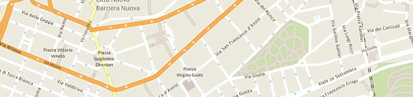 Mappa della impresa softime snc di de gioia giuseppe e c a TRIESTE