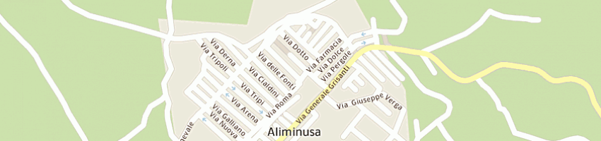 Mappa della impresa poste italiane epe - filiale di palermo - agenzie di provincia a ALIMINUSA