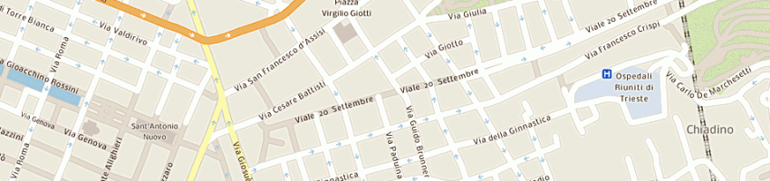 Mappa della impresa fit invest (srl) a TRIESTE