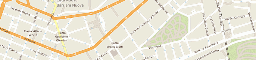 Mappa della impresa scuole pubbliche scuole secondarie di ii grado - grazia deledda a TRIESTE