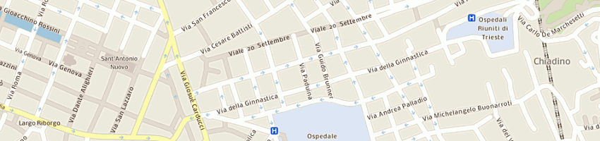 Mappa della impresa iannice gaetano a TRIESTE
