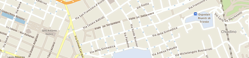 Mappa della impresa istituto di bellezza programma donna a TRIESTE