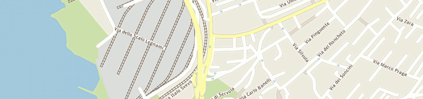 Mappa della impresa l'arpa abbigliamento a TRIESTE