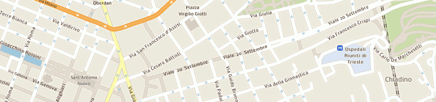 Mappa della impresa doctorphoto di marcus gabriel a TRIESTE