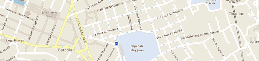 Mappa della impresa vidoni massimiliano agenzia tua assicurazioni a TRIESTE
