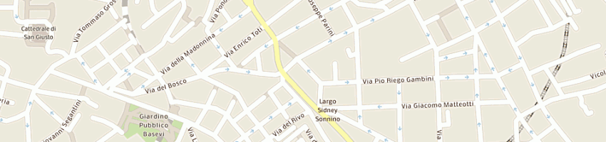 Mappa della impresa orso barbara a TRIESTE