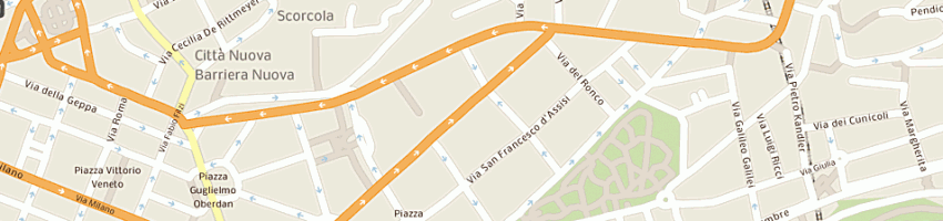 Mappa della impresa corona srl a TRIESTE