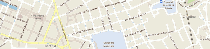 Mappa della impresa ziberna luisa a TRIESTE