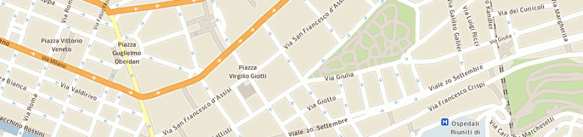 Mappa della impresa evolve scarl a TRIESTE