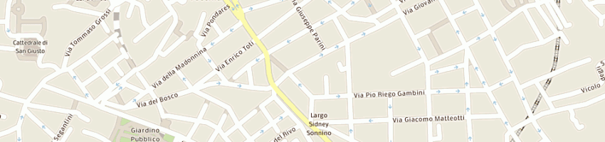 Mappa della impresa la rosa scarlatta srl a TRIESTE