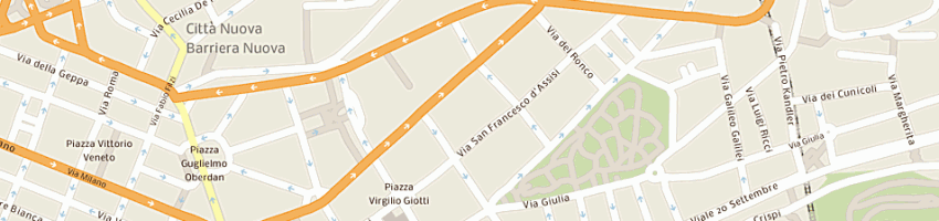 Mappa della impresa bianchi max a TRIESTE