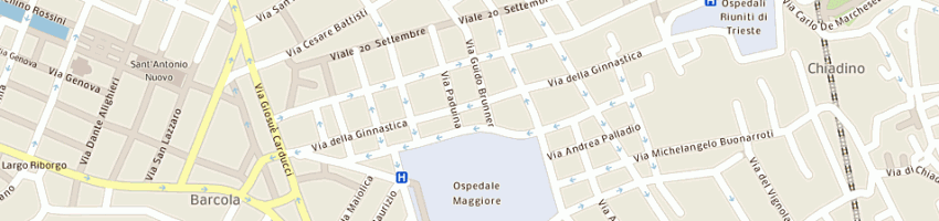 Mappa della impresa maier michele a TRIESTE