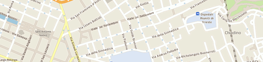 Mappa della impresa allestimenti e co srl a TRIESTE
