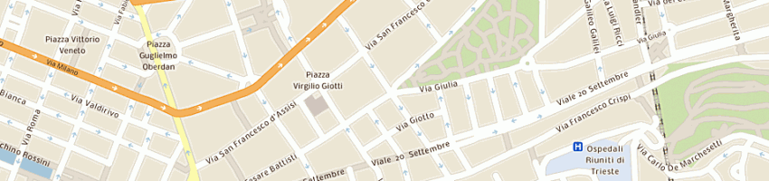 Mappa della impresa formaggeria gi bi di bizjak maurizio e c sas a TRIESTE
