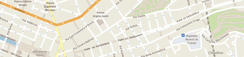 Mappa della impresa istituto tecnico femminile statale grazia deledda a TRIESTE
