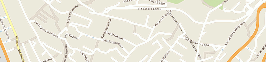 Mappa della impresa seda di serafini davide a TRIESTE