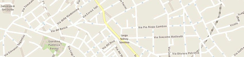 Mappa della impresa la giuliana serramenti a TRIESTE
