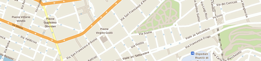Mappa della impresa salone stefano a TRIESTE