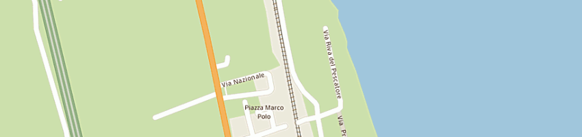 Mappa della impresa danesi simona e c sas a FERMO