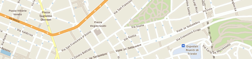 Mappa della impresa la tua casa a TRIESTE